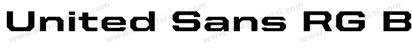 United Sans RG BK字体转换